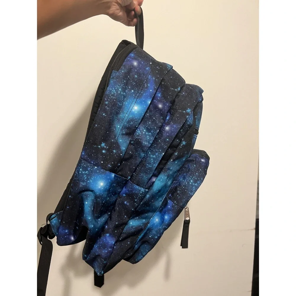 Jansport Galaxy Stars Space Backpack Big Kids Laptop‎ Padded Compartment Retro
